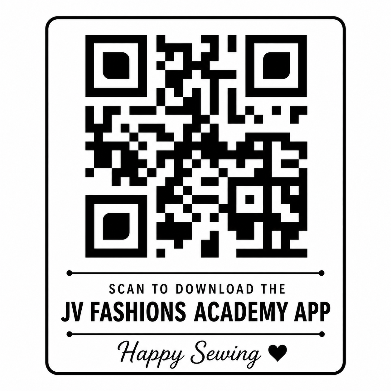 JVFA App QR Code