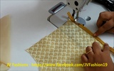 Class 33 - Designer Back Pattern Blouse - with Invisible Piping - Stitching