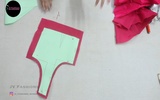 13 - Class 40 - Back Open Princess Blouse with Invisible Piping
