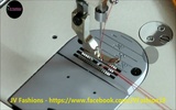 Class 33 - Designer Back Pattern Blouse - with Invisible Piping - Stitching