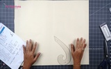 Part 1 - Drafting Back part of 4 Dart Waistband Blouse