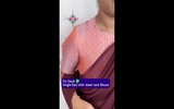 Part 7 - Final Look of the Jewel Neck with Single Dart Blouse