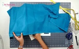 Part 3 - Laying Cutting of Back and Front Deep Neck Blouse