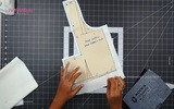 Part 5 - Laying Cutting Main Fabric of Princess Cut Blouse