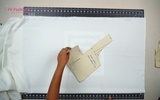 Part 4 - Laying Cutting Lining Fabric of Princess Cut Blouse