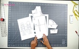 Part 3 - Laying Cutting of Pattu Pavadai Variation 1