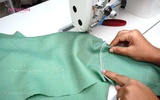 Part 3 - Sewing of Circular Skirt with Frills