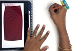 Class 7A - Sketching in different Mediums + Fabric Renderings