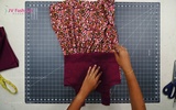 Part 11 - Sewing of High and Low Frock with Box Pleats