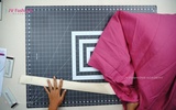 Part 2 - Laying Cutting of Full Body Panelled Anarkali