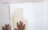 Part 1 - Pattern Drafting and Cutting Yoke of Overcoat Pattu Pavadai
