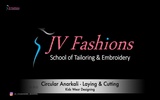 Class 9 - Circular Anarkali - Laying and Cutting