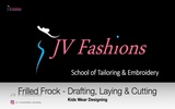 Class 41 - Frilled Frock - Drafting,Laying & Cutting 