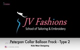 Class 26 - Balloon Frock with Peter Pan Collar - Type 2