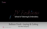 Class 25 - Balloon Frock - Stitching