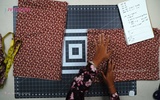 Part 8 - Laying Cutting of Skirt part for Gathered Maxi Dress