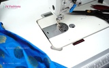 Part 8 - Sewing of Skirt for Saree Conversion Maxi - Pleated