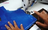 Part 5 - Sewing of Yoke for Saree Conversion Maxi - Pleated
