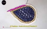 Zardosi stitches - 5 (continued)