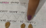 Class 59 & 60 - Micro beads & Bead load Stitch