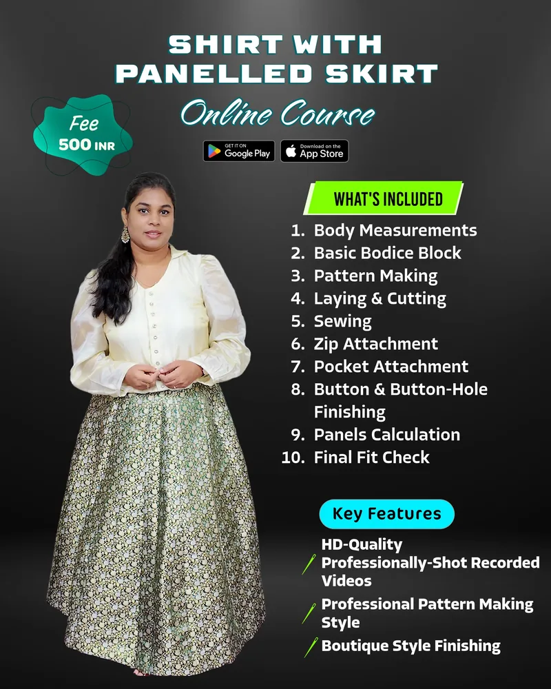 Shirt with Panelled Skirt course preview