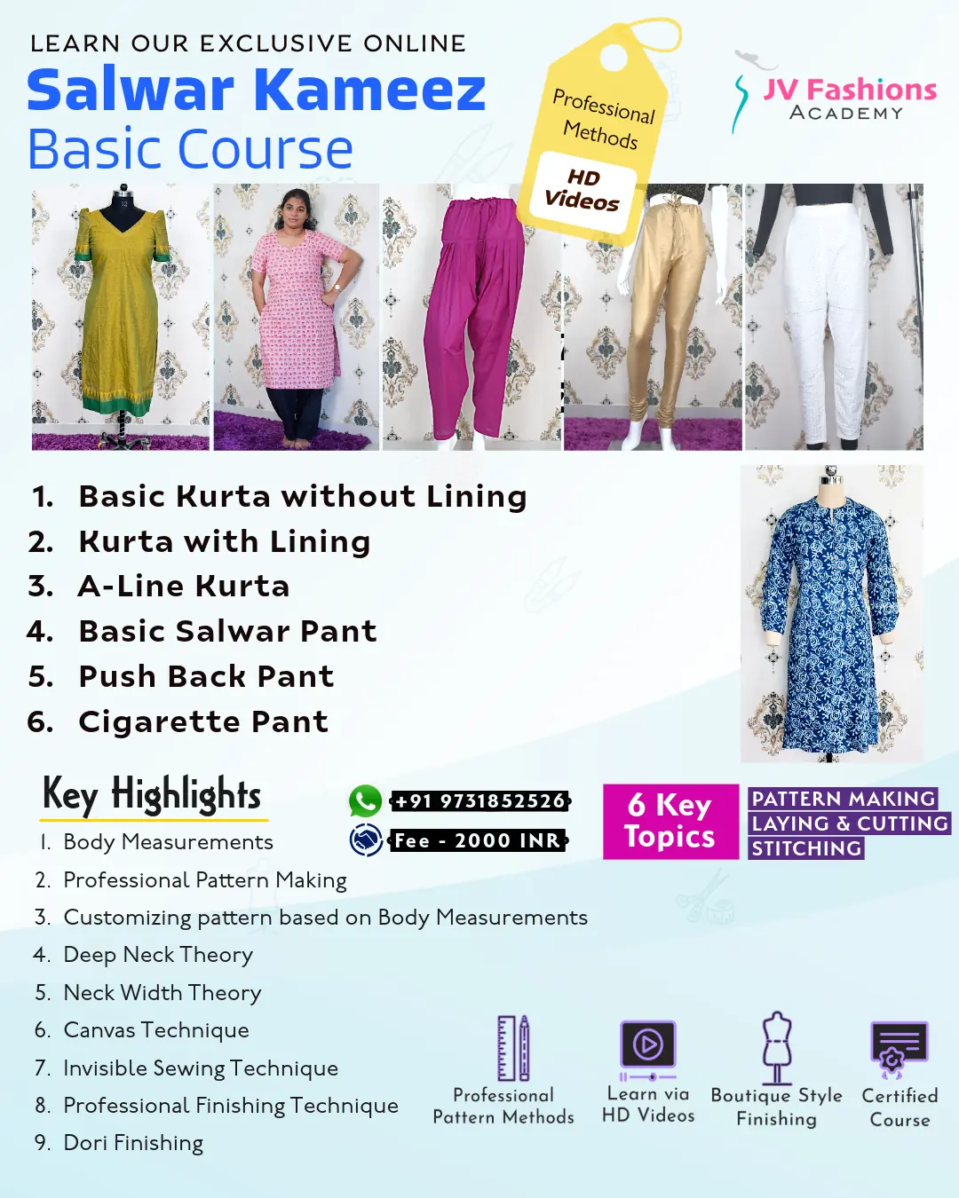 Salwar Basic course preview
