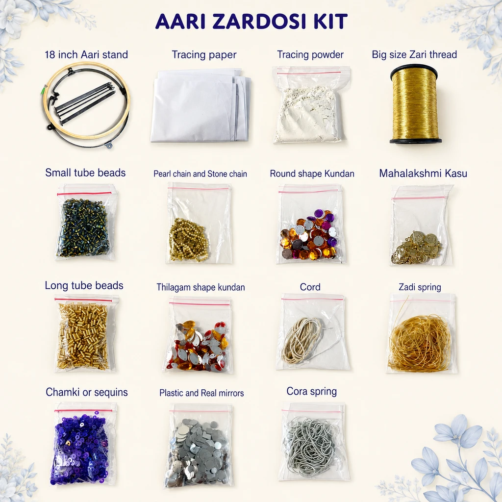 Aari Zardosi Kit