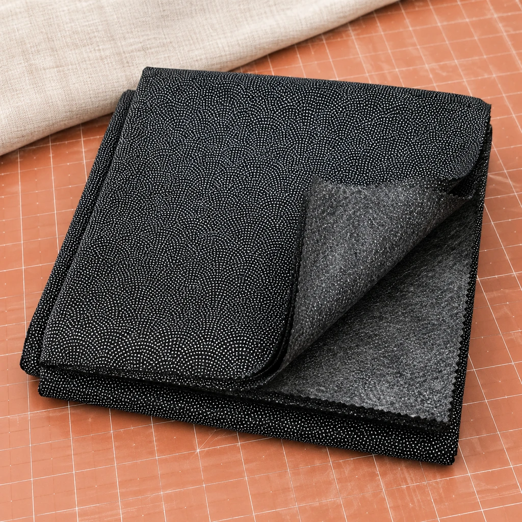 Micro-Dot Fusing Canvas - Black