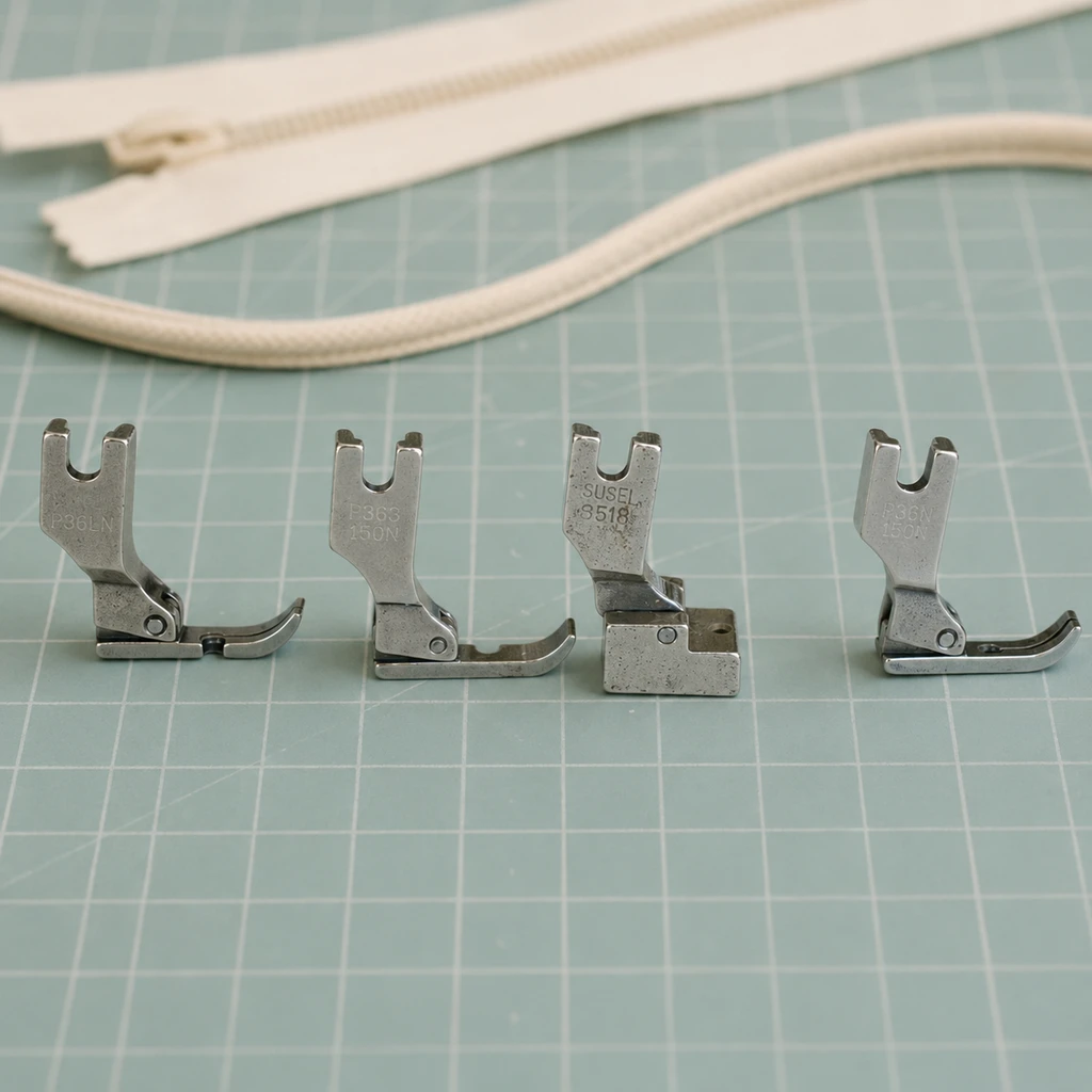 Invisible Zipper, Narrow and Piping Presser Foot