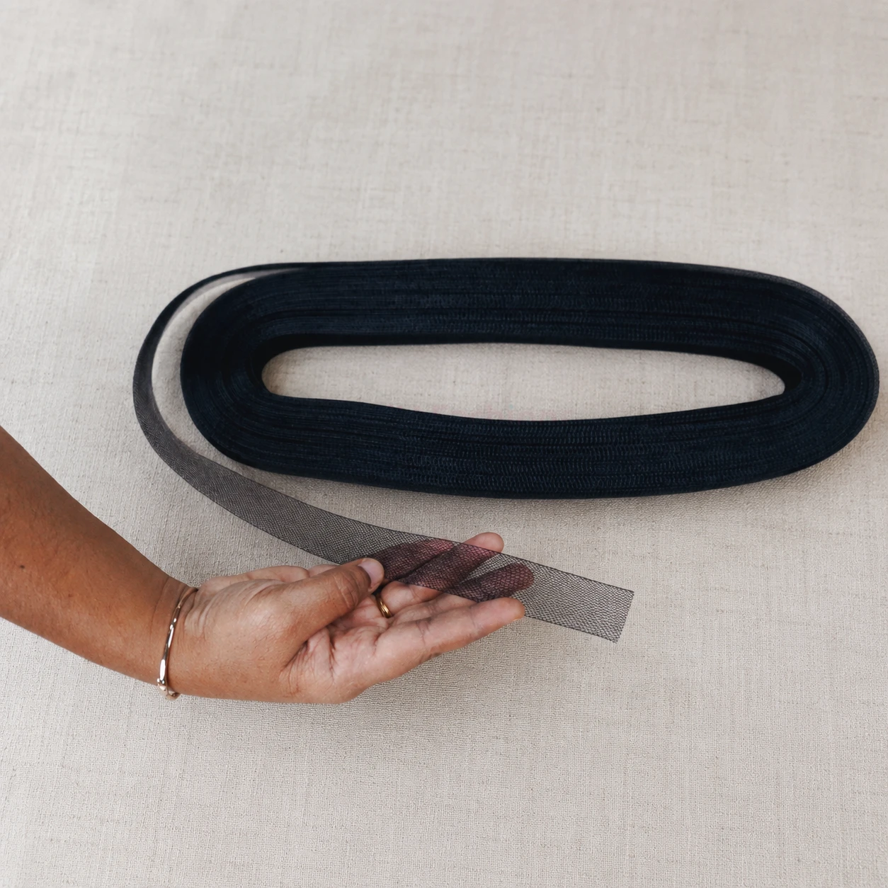 Horsehair Braid - 1i Black