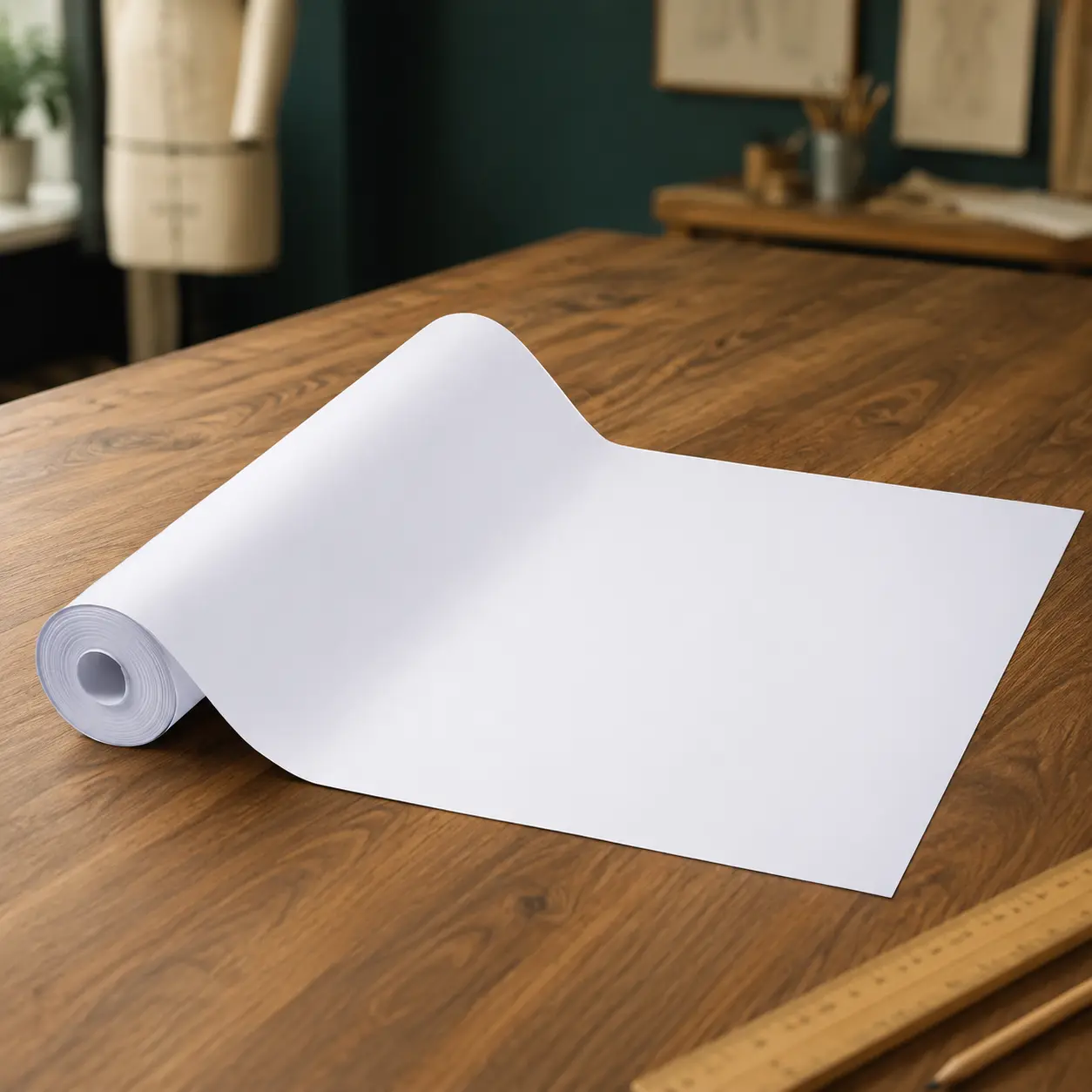 Pattern Paper Roll (White)