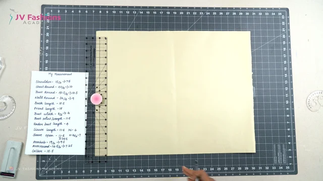 Part 1 - Drafting Back of Princess Cut Blouse